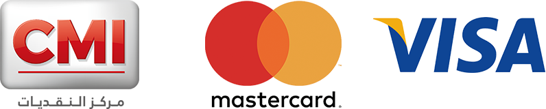 Logo CMI, Visa, Mastercard
